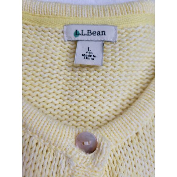 L.L. Bean Cotton Sweater Cardigan - Picture 5 of 9